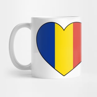 Heart - Romania Mug